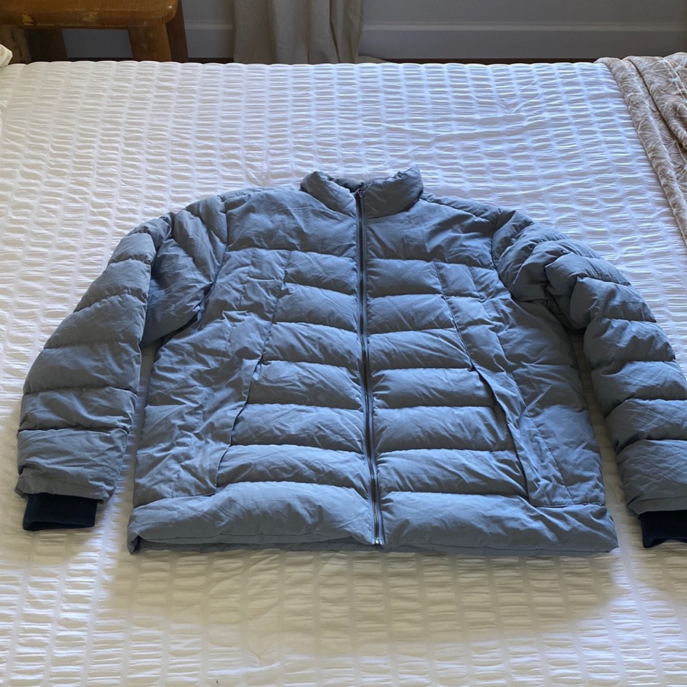 Alpine design men’s down jacket puffer zip up